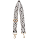 Two Tone Rhombus Pattern Polycotton Braided Adjustable Bag Handles(FIND-WH0129-23A)-1