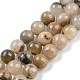 Natural Rhodonite Beads Strands(G-G828-02-6mm)-2