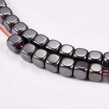 Non-magnetic Synthetic Hematite Beads Strands(G-J172-3x3mm-04)-3