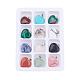 Natural & Synthetic Mixed Gemstone Pendants(G-S045-11-B)-1