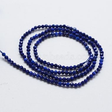 Chapelets de perle en lapis-lazuli naturel(X-G-G663-48-2mm)-2