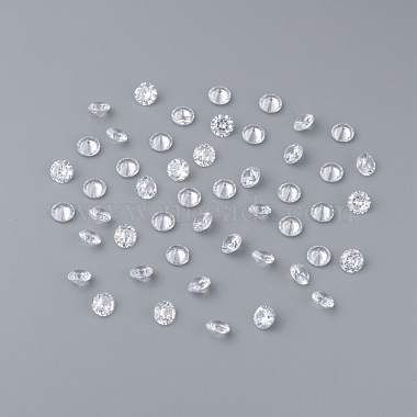 Cabujones de circonita cúbica en forma de diamante de grado transparente(X-ZIRC-M002-3mm-007)-4
