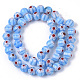 Chapelets de perles vernissées de millefiori manuelles(LAMP-R143-01E)-2