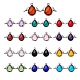 26 Pcs 13 Colors Faceted Glass Pendants(GLAA-SZ0001-24S)-1