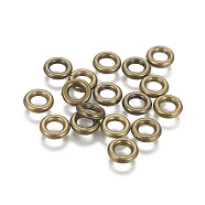 CCB Plastic Linking Rings, Antique Bronze, 8x2mm, Hole: 4mm(CCB-J030-06AB)