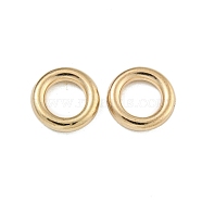 CCB Plastic Beads, Round Ring, Golden, 12x2.8mm, Hole: 7mm(CCB-L014-01B-G)