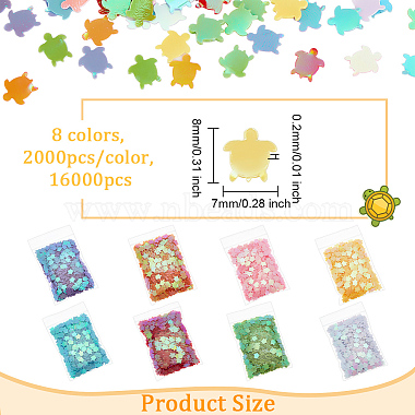 16000Pcs 8 Colors Shining Nail Art Glitter(MRMJ-OC0003-35)-2