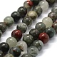 Natural African Bloodstone Beads Strands(X-G-G763-08-8mm)-1