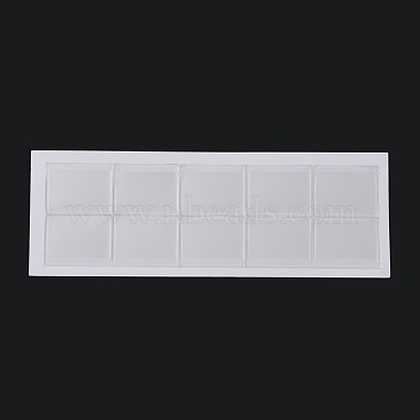 White Plastic Jewlery Display Cards