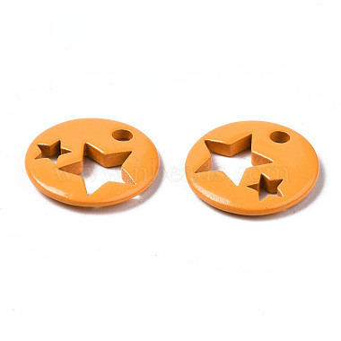 Spray Painted Brass Charms(KK-Q252-003G)-3