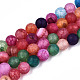 Chapelets de perles en agate naturelle craquelée(G-S373-002F-6mm)-1