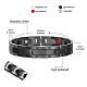 SHEGRACE Stainless Steel Watch Band Bracelets(JB651C)-5