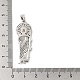 pendentifs en laiton zircon cubique transparent(KK-M275-38P)-3