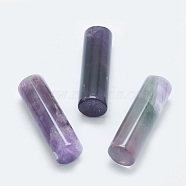 Natural Amethyst Beads, Undrilled/No Hole Beads, Column, 35x11mm(G-G760-L10)