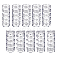 PP Refillable Bottles Set, Column, Clear, 39x97mm, Capacity: 10g(CON-WH0074-82)