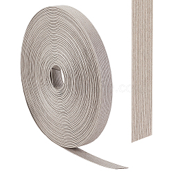 Handmade Paper Rattan, Woven Paper Rattan, for Art Craft Flower Bouquets, Light Grey, 15.5x1mm, about 21.87 Yards(20m)/Roll(OCOR-WH0070-37B)