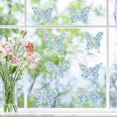 Waterproof PVC Colored Laser Stained Window Film Static Stickers(DIY-WH0314-085)-7