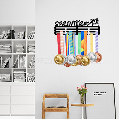 Sports Theme Iron Medal Hanger Holder Display Wall Rack(ODIS-WH0021-600)-6