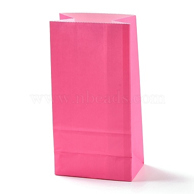 Deep Pink Paper Bags