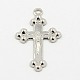 Brass Crucifix Cross Pendants(KK-K010-P)-1