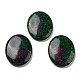 Natural Ruby Worry Stone for Anxiety Therapy(G-B036-01O)-1