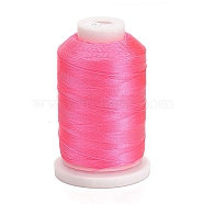 Nylon Thread, Sewing Thread, 3-Ply, Deep Pink, 0.3mm, about 500m/roll(NWIR-E034-A-25)