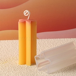 Pillar DIY Silicone Candle Molds, for Flower Scented Candle Making, Sakura, 6.5x3.4x3cm, Inner Diameter: 1.95x2.7cm(SIMO-D003-01A)