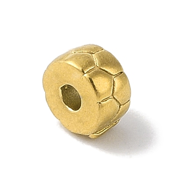 304 Stainless Steel Beads, Column, Golden, 3x5mm, Hole: 1.6mm