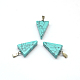 Triangle Natural & Synthetic Mixed Stone Pendants(G-Q356-M)-3