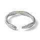 304 Stainless Steel Open Cuff Ring(RJEW-L110-046P)-3