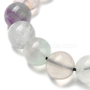 bracelets de perles de fluorite naturelle(BJEW-K228-03)-2