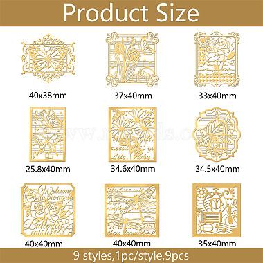 Stamp Theme Nickel Decoration Stickers(DIY-WH0450-055)-2