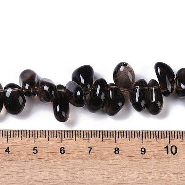 Natural Smoky Quartz Beads Strands(G-B072-D01-02)-6