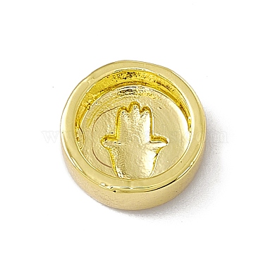 Real 18K Gold Plated Brass Enamel Beads(KK-F814-05G-04)-2