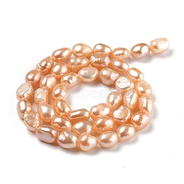 hebras de perlas de agua dulce cultivadas naturales(PEAR-L033-32E-01)-3