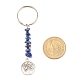 Natural & Synthetic Gemstone Beaded Keychains(KEYC-JKC00304)-5