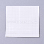 Double Sided Tape Adhesive Foam Paper Sponge Paper, White, 6.06x6.06x0.1cm(AJEW-WH0104-83)
