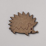 Wooden Thread Winding Boards, Floss Bobbin, Thread Organizer Card for Cross-Stitch, Hedgehog, 42.5x54x2.5mm(DIY-WH0499-04C)