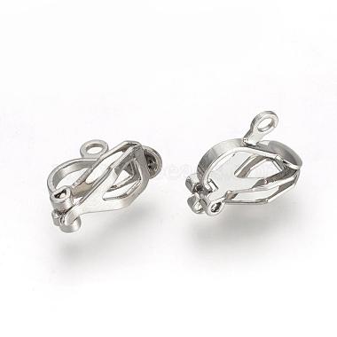 Platinum Iron Earring Components