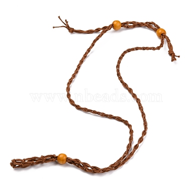 5mm Camel Waxed Cord Necklaces