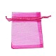 Rectangle Organza Drawstring Bags(CON-PW0001-054B-17)-1