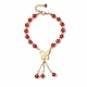 Gemstone & Glass Beaded Bracelets(BJEW-F441-01)-2