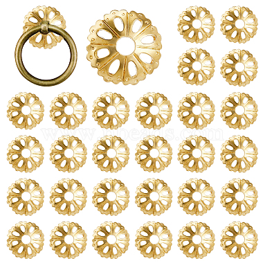 30 pcs laiton caps(KK-FH0008-34G)-1
