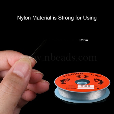 Fil de pêche de nylon transparent(X-EC-L001-0.2mm-01)-5