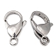 Polished 316 Surgical Stainless Steel Lobster Claw Clasps(STAS-R072-18A)-2