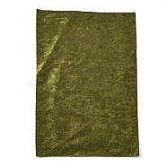 Flannel Fabric, Sofa Cover, Garment Accessories, Rectangle, Green, 29~30x19~20x0.05cm(DIY-WH0199-15H)