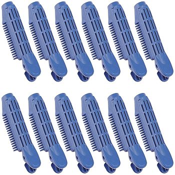 Volumizing Hair Root Clips, Naturaly Fluffy Curly Hair Styling Tool, Medium Blue, 105x30x24mm