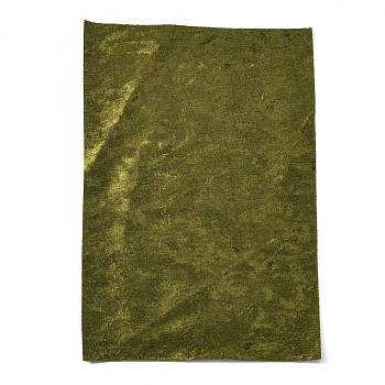 Flannel Fabric, Sofa Cover, Garment Accessories, Rectangle, Green, 29~30x19~20x0.05cm