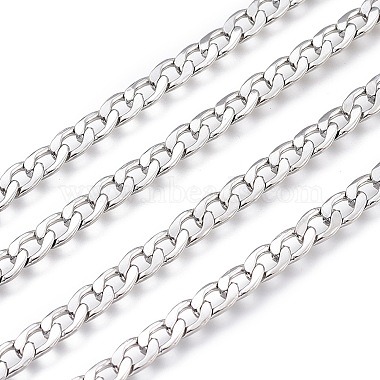 304 Stainless Steel Cuban Link Chains(CHS-M003-13P-D)-2