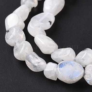 Natural Rainbow Moonstone Beads Strands(G-A208-12)-5